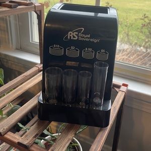 Coin sorter change roller machine